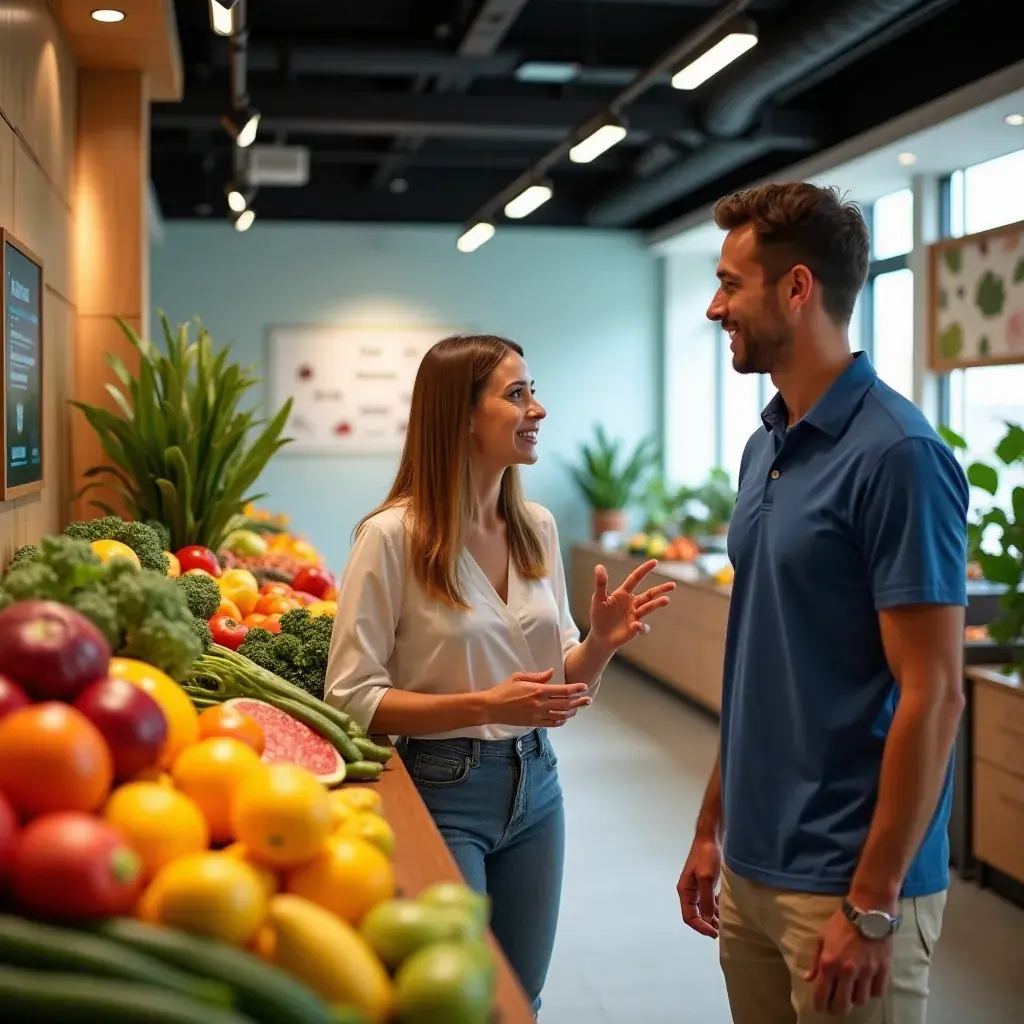 Modern office environment